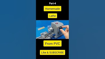 Homemade lathe machine from PVC part-4 | #sillyinventor #machine #inventions #diy #inventor101