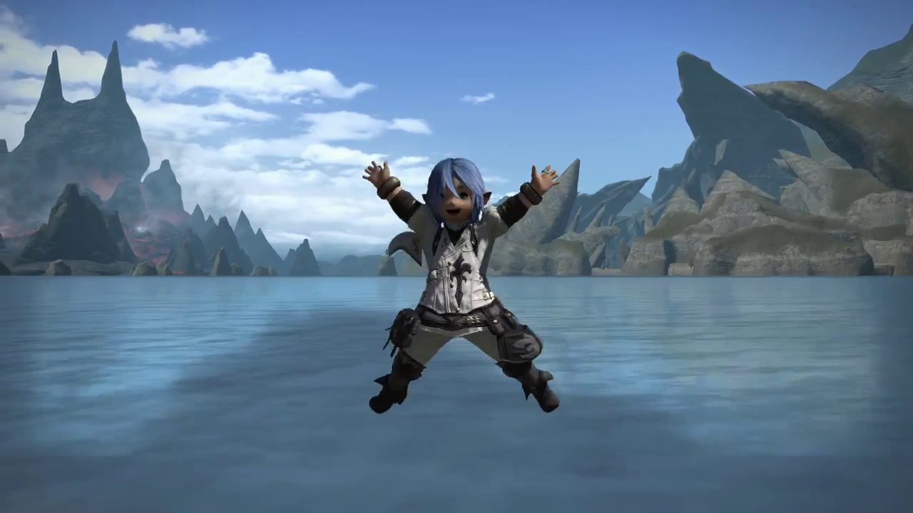 FFXIV Water Dancing(Video Test) YouTube