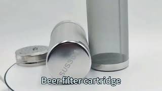 Custom Stainless Steel Beer Filter Cartridge Manufacturer For Brewery Filtration System
