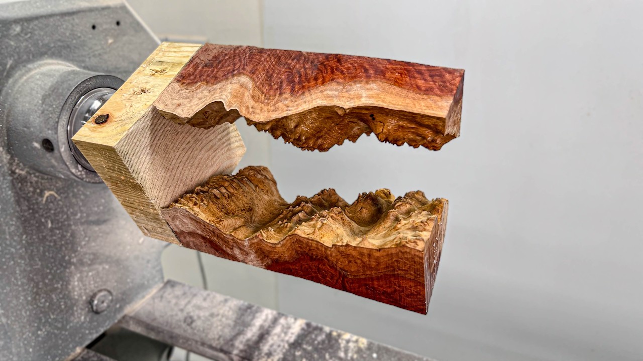 Woodturning the coolest COFFEE mug YouTube