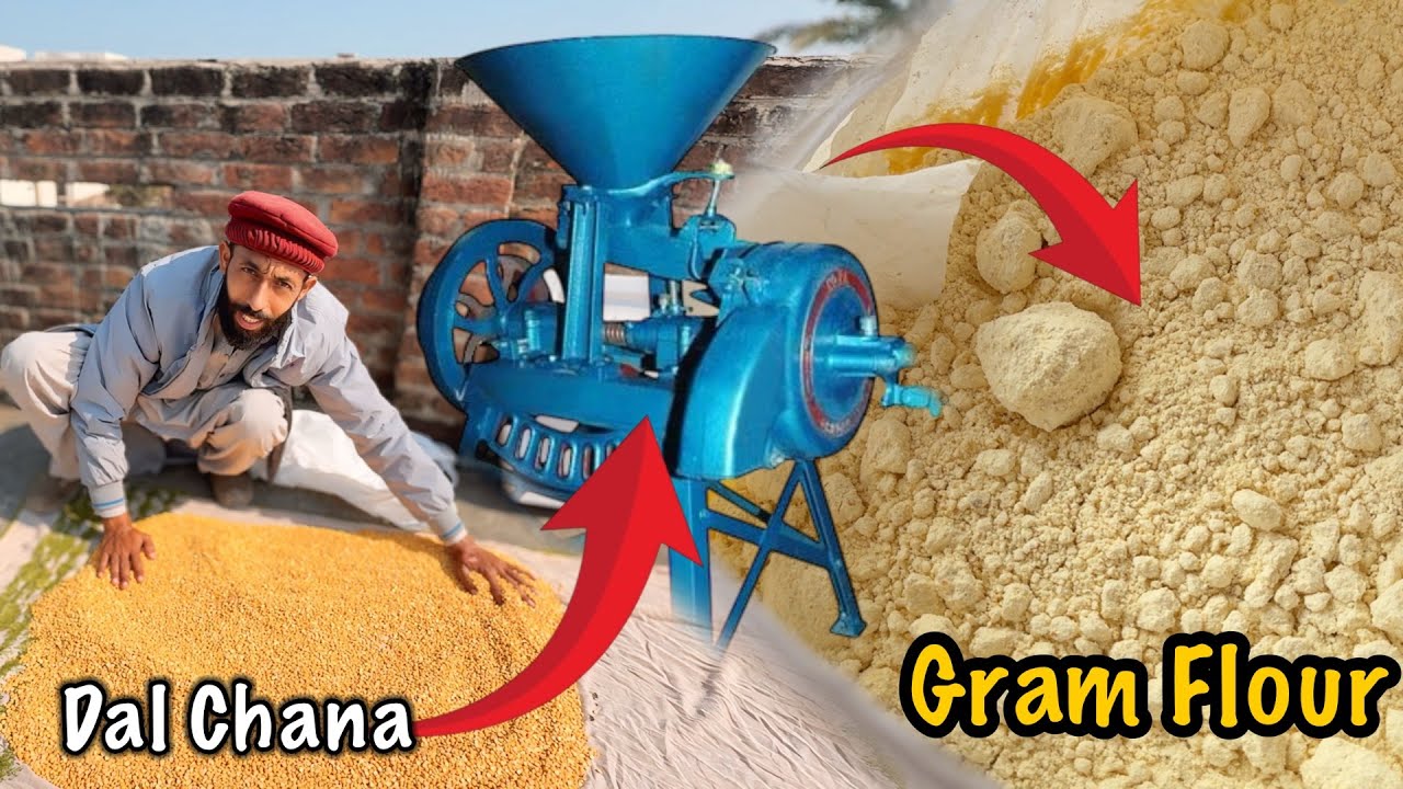 How To Make Pure Gram Flour (Besan) | Azmat | Besan Banwa Liya Khud Ghar Pay