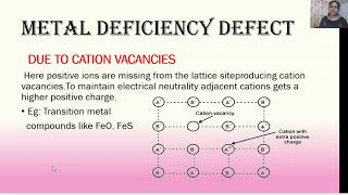 SOLID STATE/PART-7/NON STOICHIOMETRIC DEFECTS AND IMPURITY DEFECT/NCERT/CHEMISTRY