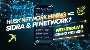 Husk Network Mining Same Like SIDRA | Husk Network Withdraw | HUSK Joining Process