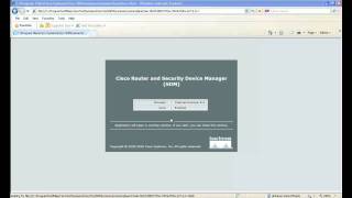 Cisco SDM installation