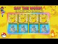 Say The Word On Beat | POKEMON EDITION