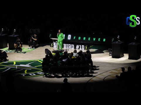 Sights scenes and sounds from Sue Bird39s jersey retirement