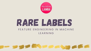08 - Rare Label  (Machine Learning - Feature Engineering using Python)