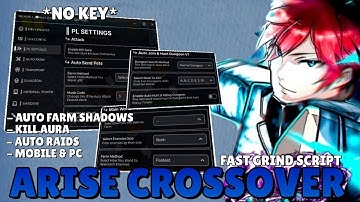 Arise Crossover Script *NO KEY* | Auto Farm Shadows, Kill Aura, Auto Raids...