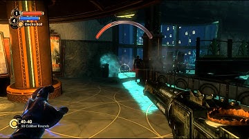 Fighting Off Some Splicers(BioShock 2)