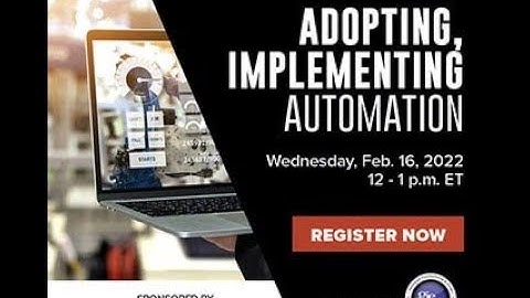 Adopting, Implementing Automation