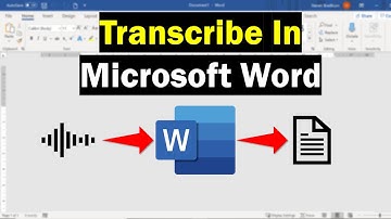 How To Transcribe In Microsoft Word (Audio To Text!)