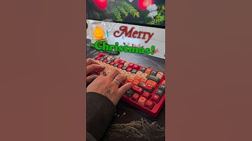 Holiday Season & Leobog Hi75 Asmr 🫶🌲✨️ #keyboardasmr #keyboard  #mechanicalkeyboard #typing #asmr