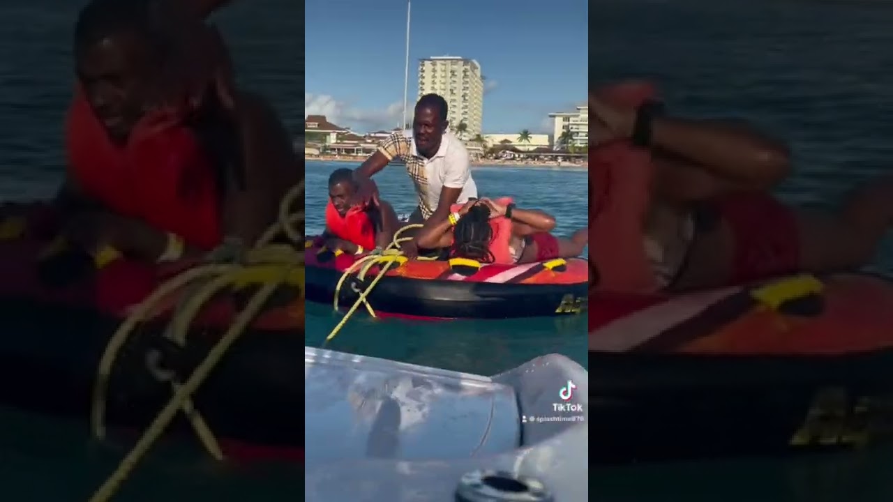 True story. Water sports in Ocho Rios JAMAICA 