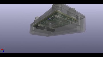 Animated 3D video from Kicad 6 made with 900 taken pictures with autohotkey application help