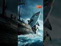 Tragis😱 Detik-Detik Perahu di Hantam Hiu Raksasa