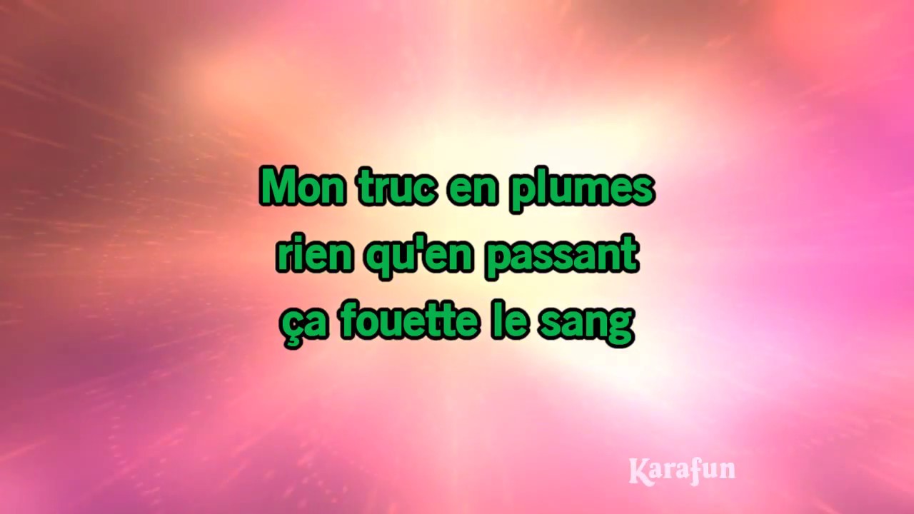 Karaoké Mon truc en plumes Zizi Jeanmaire * YouTube Music