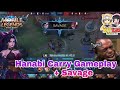 Hanabi Carries Bronze Teammates Gameplay Plus Savage MLBB| KitKat Gaming