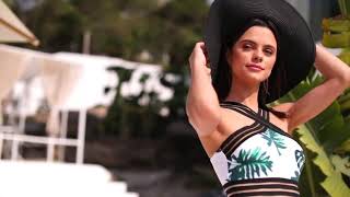 Hilor Womens One Piece Swimwear Front Crossover Swimsuits Hollow Bathing Suits Monokinis