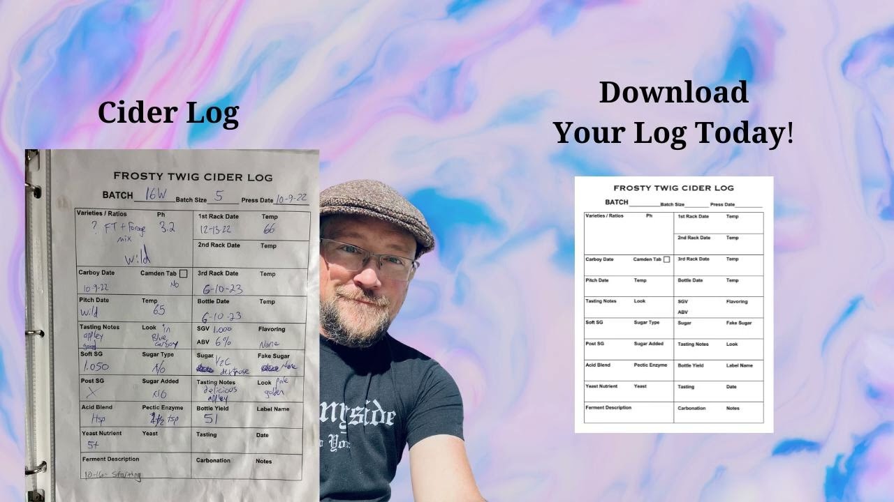 407: Cider Log Tutorial w/Frosty Twig