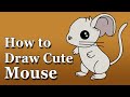 How to Draw a Cute Mouse