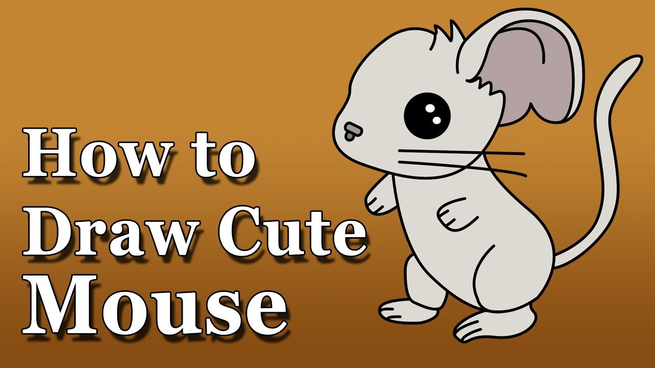 How to Draw a Cute Mouse - YouTube