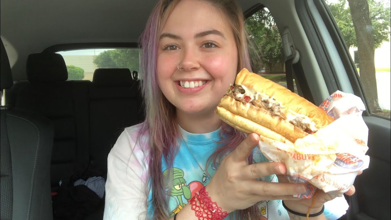 Jersey Mike’s Chipotle Cheesesteak! Mukbang YouTube