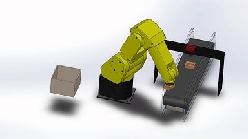 Robot with Conveyor Belt