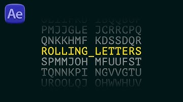 Tekstanimatie met rollende letters in After Effects [Snelle en gemakkelijke tutorial]