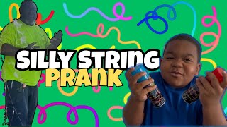 Epic Silly String PRANK on PaPa! 😂