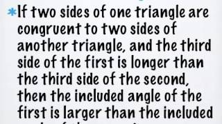 Chapter 5 Section 6 - Indirect Proofs and Inequalities in Two Triangles(Geo)