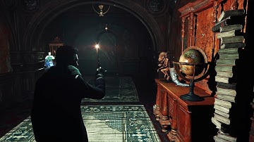 Exploring The Restricted Section at Night with Lumos | Hogwarts 4K