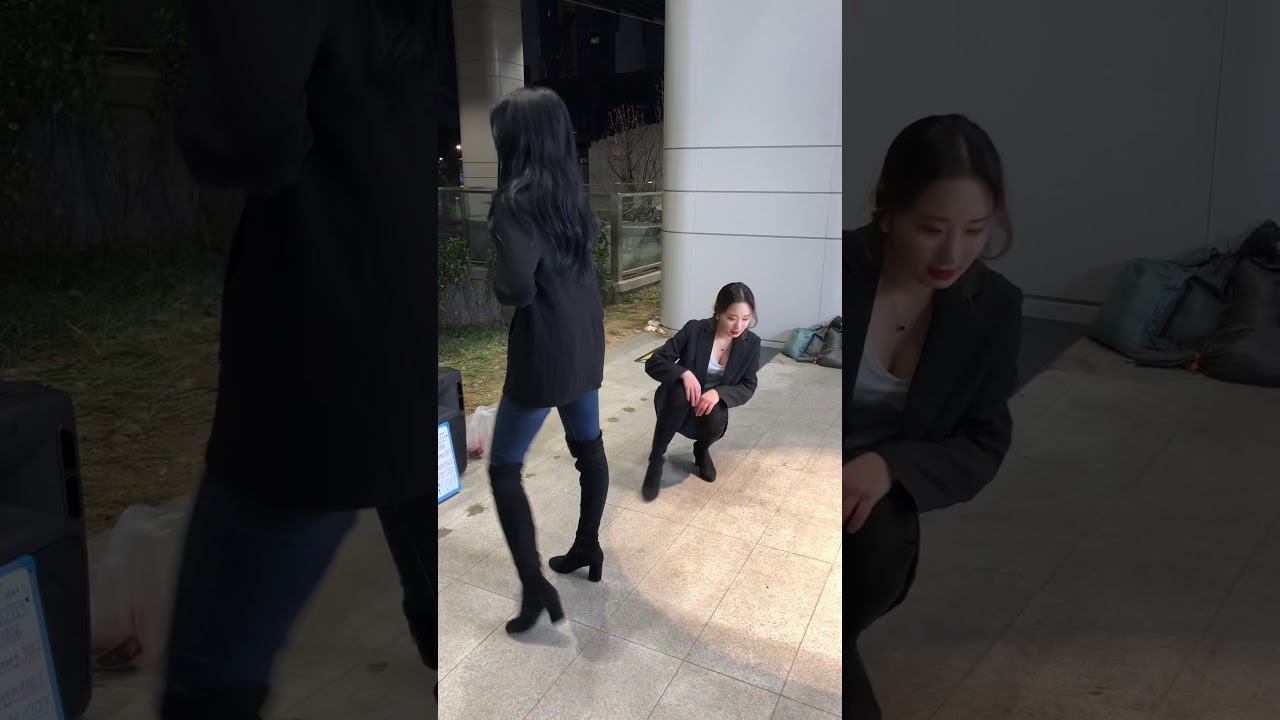 191229홍대 버스킹 클락(CLOCK)-정인(JungIn)、서영(SeoYoung)