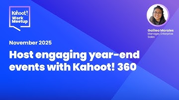 Host engaging year-end events with Kahoot! 360 | Kahoot! WorkMeetup