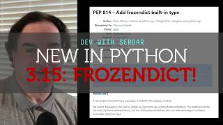 Python's new frozendict type