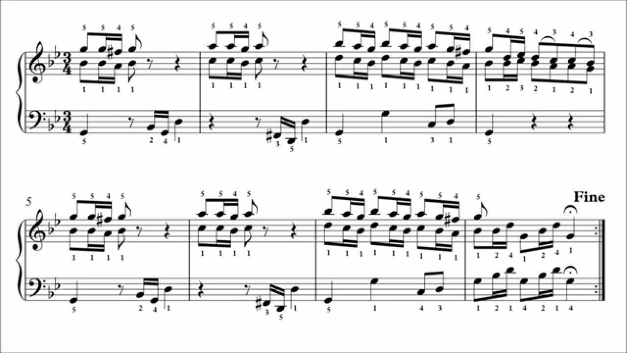 Bach: Polonaise in G Minor, BWV Anh. 123 (Student Edition)