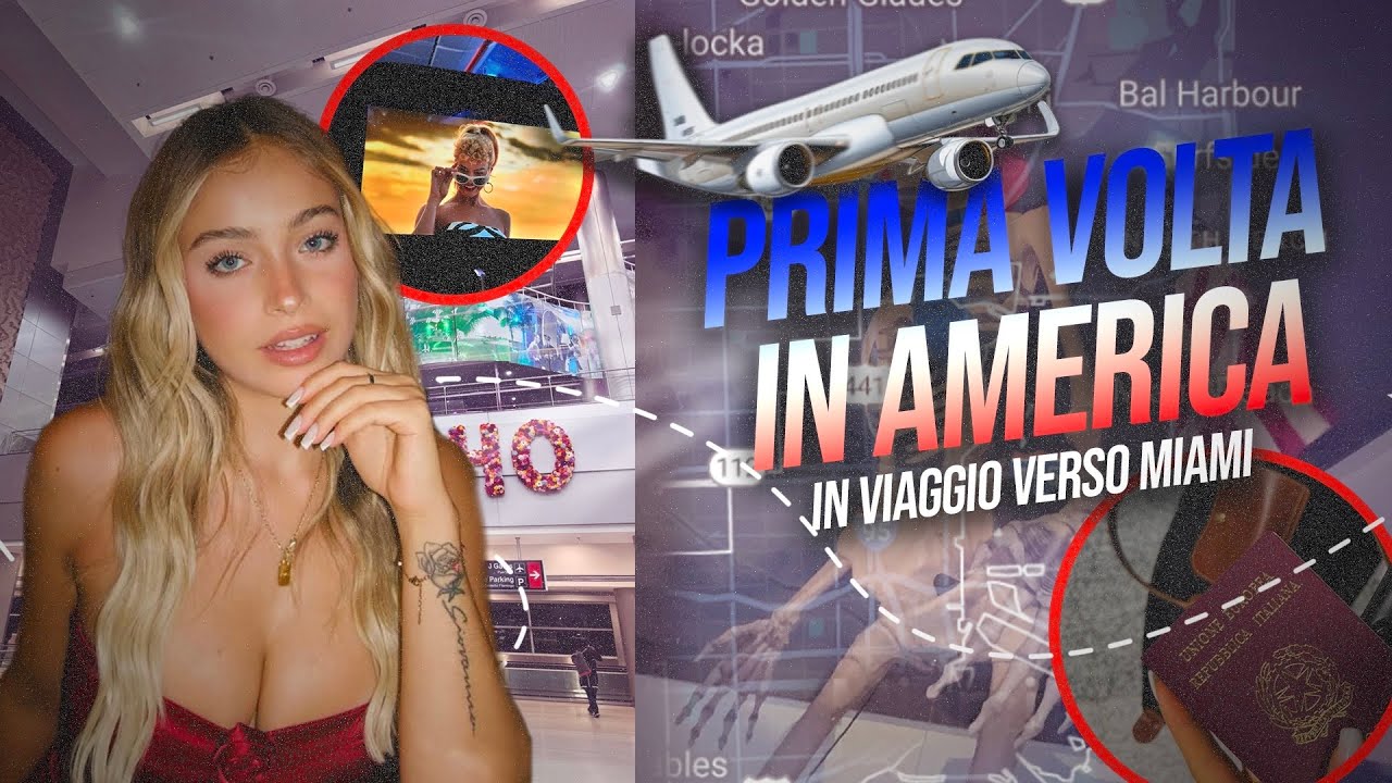 LA MIA PRIMA VOLTA IN AMERICA 🇺🇸 | in viaggio verso miamiiiii 🌴