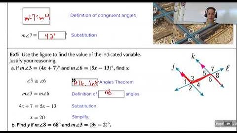 3 5 Parallel Lines and Transversals Notes part 2