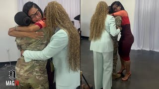 Pretty Vee Breaks Out In Tears After Getting Surprise Visit From Her Sister During Military Leave! 😢