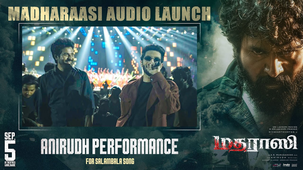 Anirudh Ravichander Performance for Salambala Song | Madharaasi Audio Launch | Sivakarthikeyan