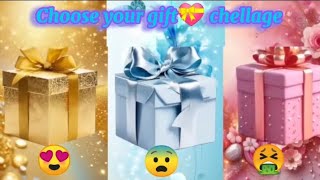 Choose your gift chellage 🎁| Gold Pink Blue 🔵🟡🔴