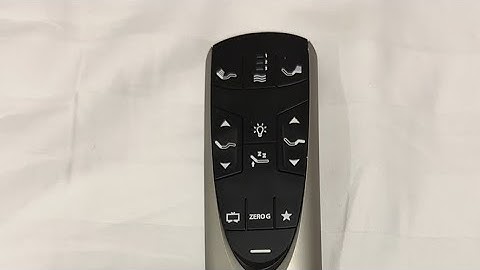 Configurar control Tempur Pedic