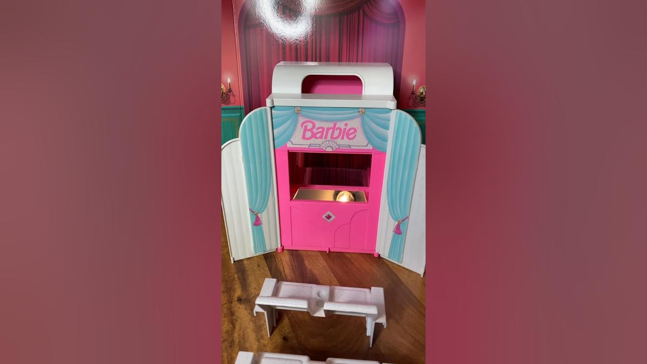 Barbie Movie Theater Playset a closer look YouTube