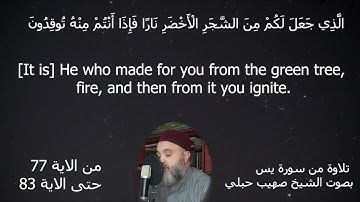 اولم ير الانسان انا خلقناه من نطفة فاذا هو خصيم مبين - تلاوة من سورة يس بصوت الشيخ صهيب حبلي