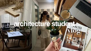 architecture student vlog - une semaine de travail avec moi 🌞