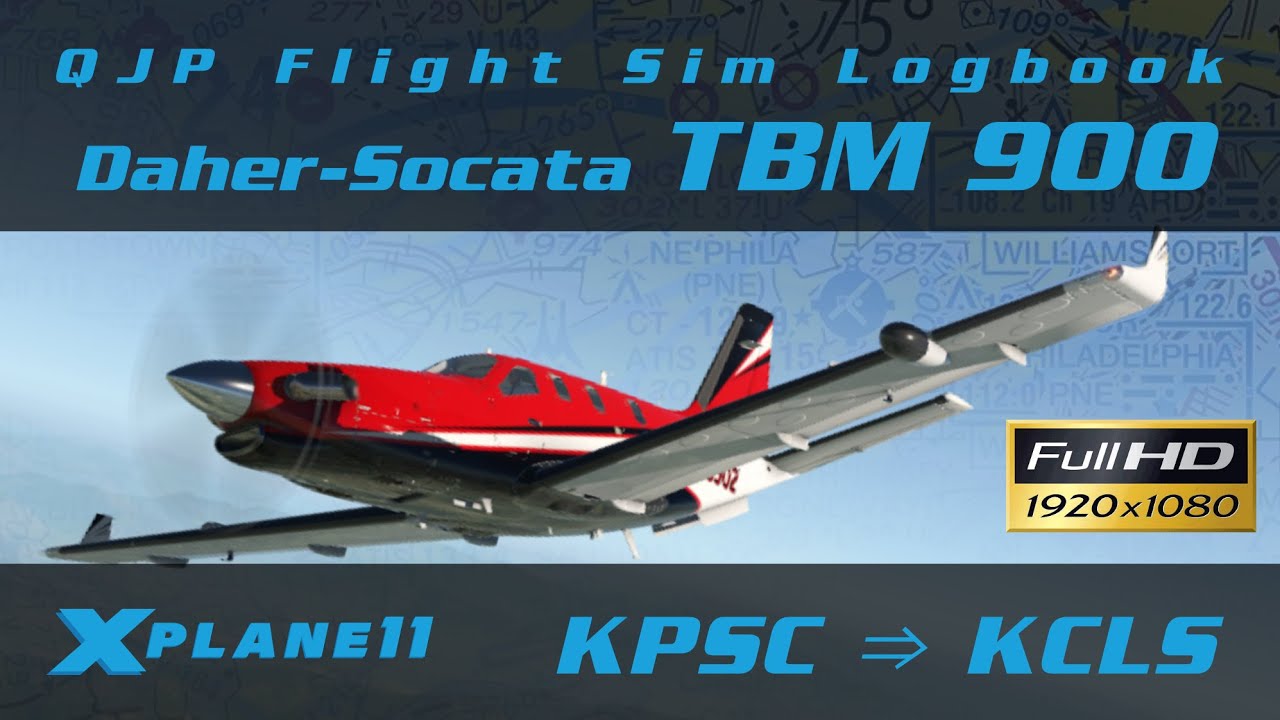 X-Plane 11 - TBM 900 - Pasco to Chehalis [Log 015]