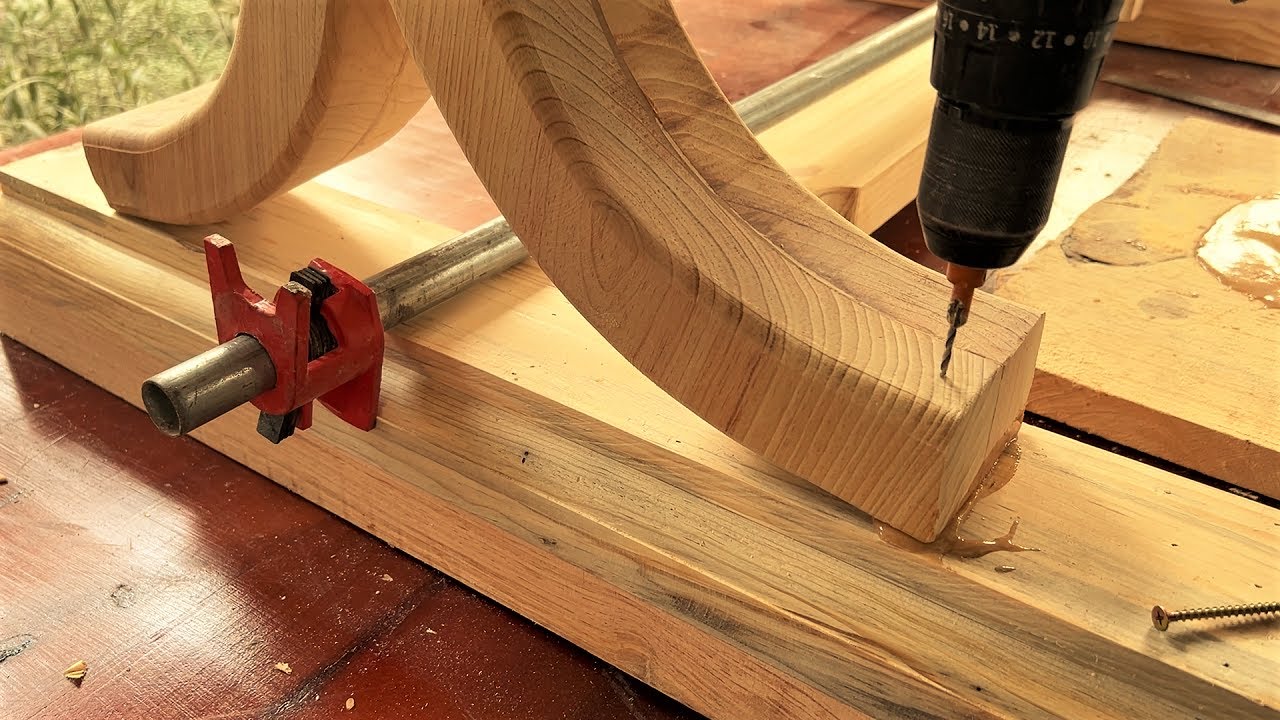 Extremely Ingenious Skills Curved Woodworking Crafts Worker Design