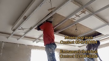 building in Ghana 🇬🇭 pop ceiling design