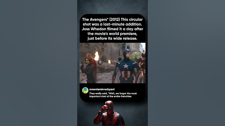 What REALLY Happened When They Filmed The Avengers Scene