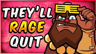 SNEAKY HOG RIDER DECK makes EVERYONE RAGE QUIT?! ⚠️ - Clash Royale