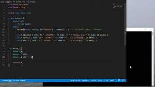 animal.cpp - Example C++ Class